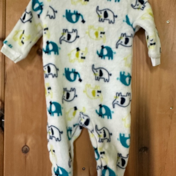 0-3m Fleece Pyjama - Picture 3 of 3